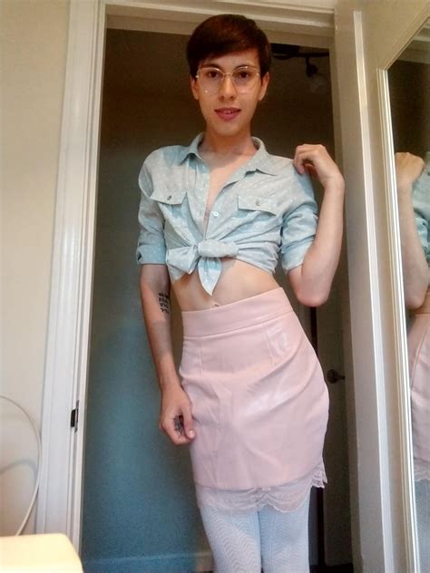 Perfect femboy showing his body